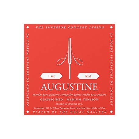 Augustine Classic Red Bass Medium Muta Corde Chitarra Classica