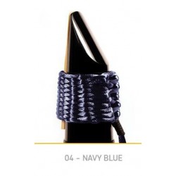Bambù AB04 Navy Blue Legatura Tela Sintetica Baritone Saxophone/Bass Clarinet