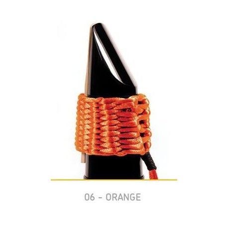 Bambù AB06 Orange Legatura Tela Sintetica Baritone Saxophone/Bass Clarinet