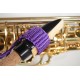 Bambù AT11 Purple Silver Legatura Tela Sintetica Tenor Saxophone