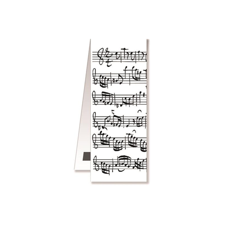 Vienna World Segnalibro Magnetico White Note Musicali